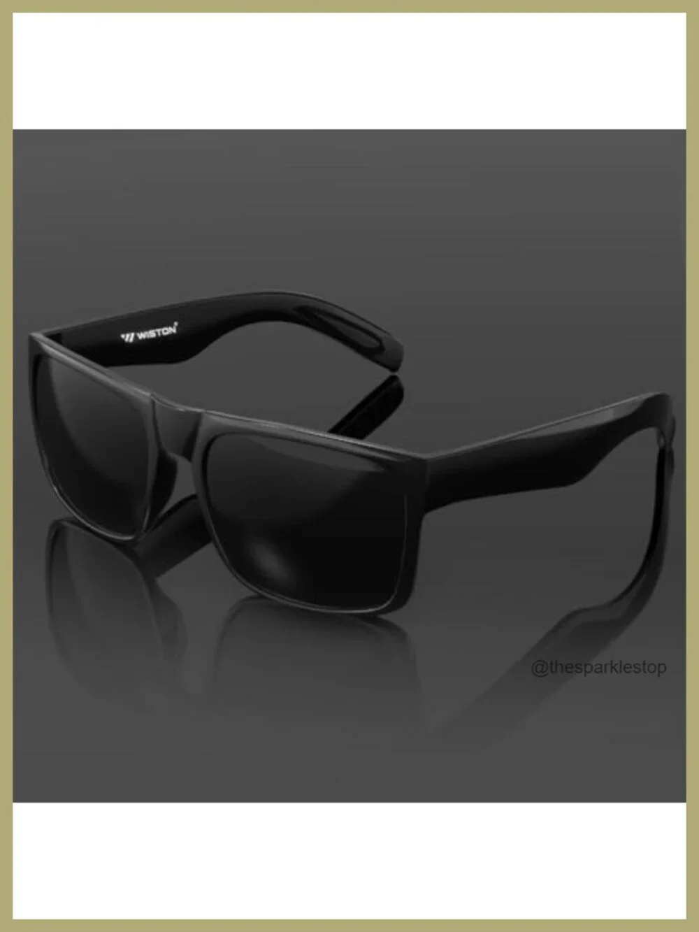Extra Large Square Sunglasses for Men, TR90 Frame, UV400 Protection